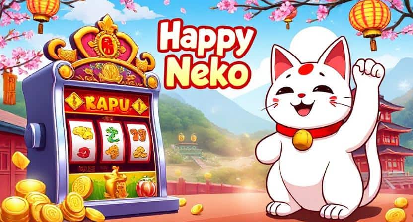 Happy Neko Slot Gacor Bertema Kucing Keberuntungan dari Spade Gaming